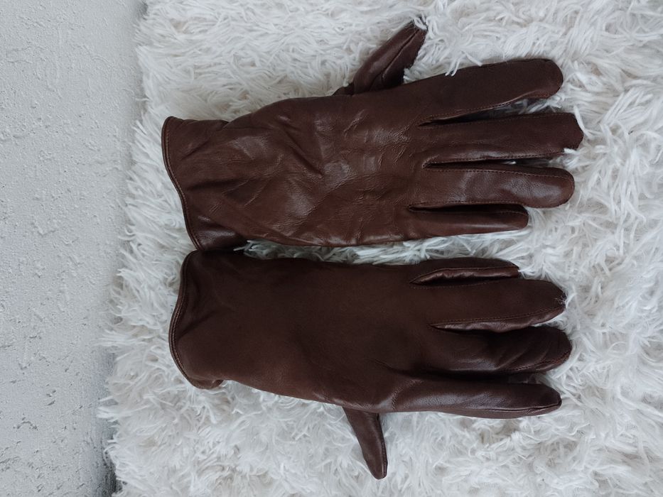 Перчатки чоловічі шкіряні, р. 9