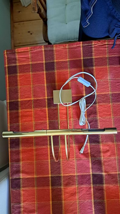 Ikea mosiężny kinkiet do oświetlenia obrazu