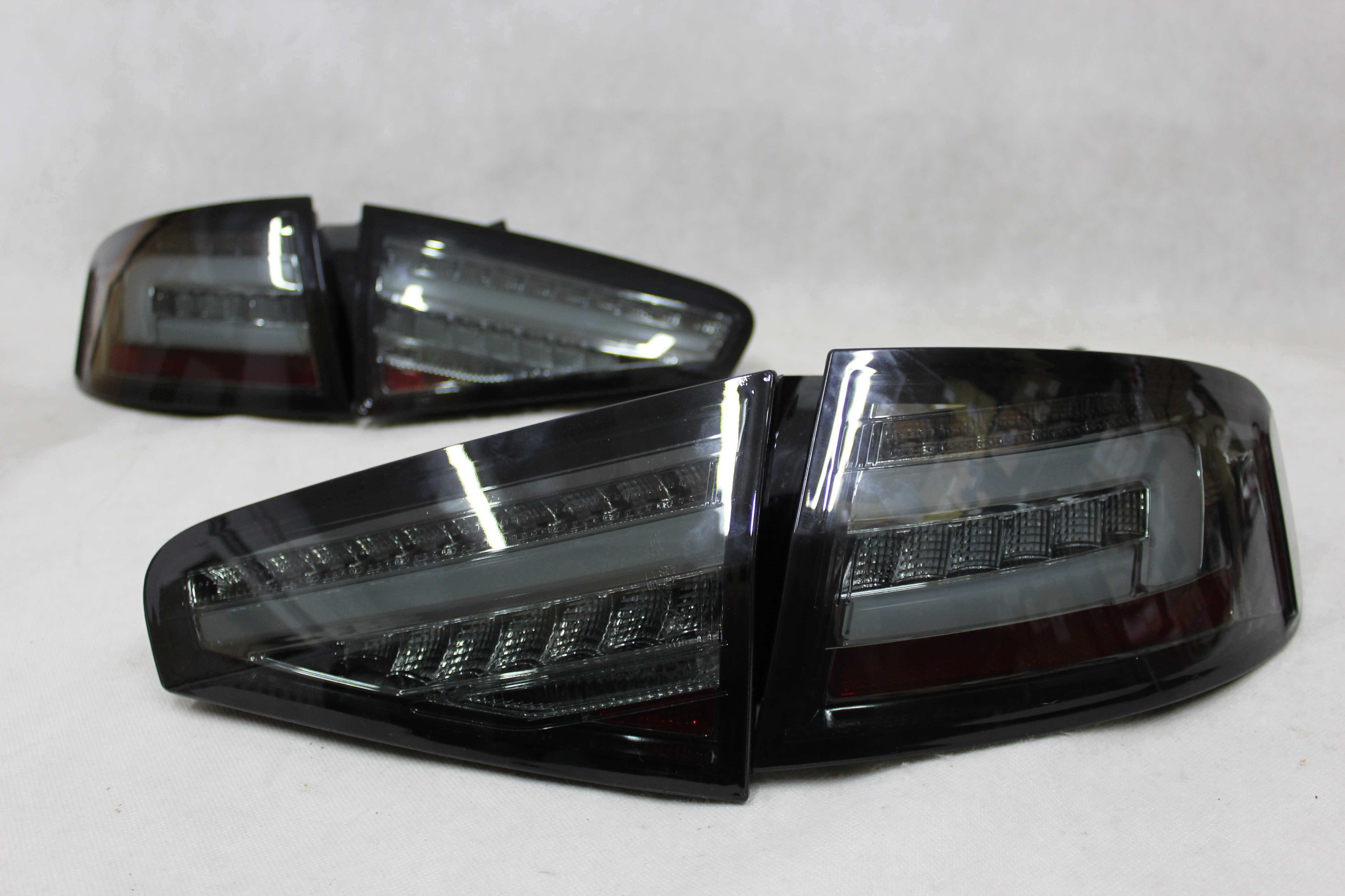 Lampy tył tylne AUDI A4 B8 12-15 LIFT Sedan LED NEON DYNAMICZNE SMOKE