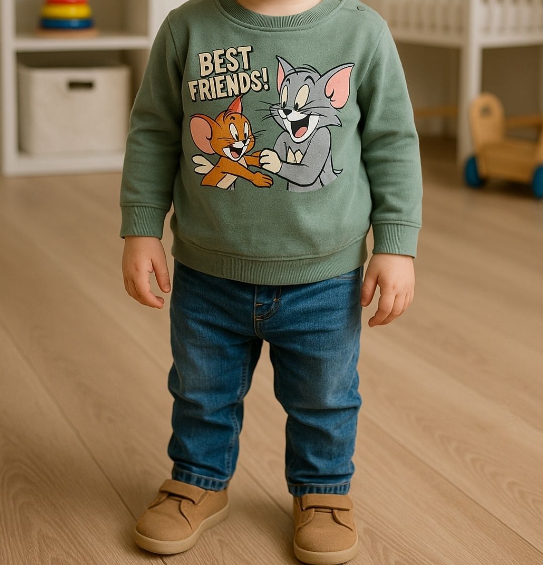Tom and Jerry chłopięca bluza rozmiar 92 cm