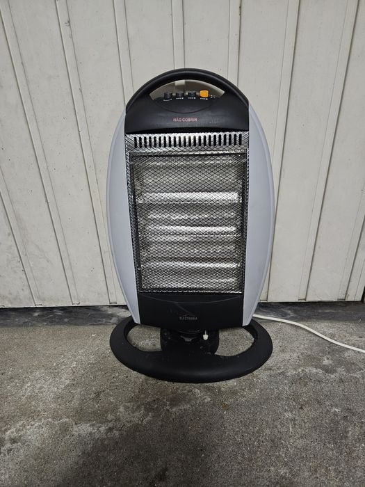 Aquecedor halogeneo rotativo