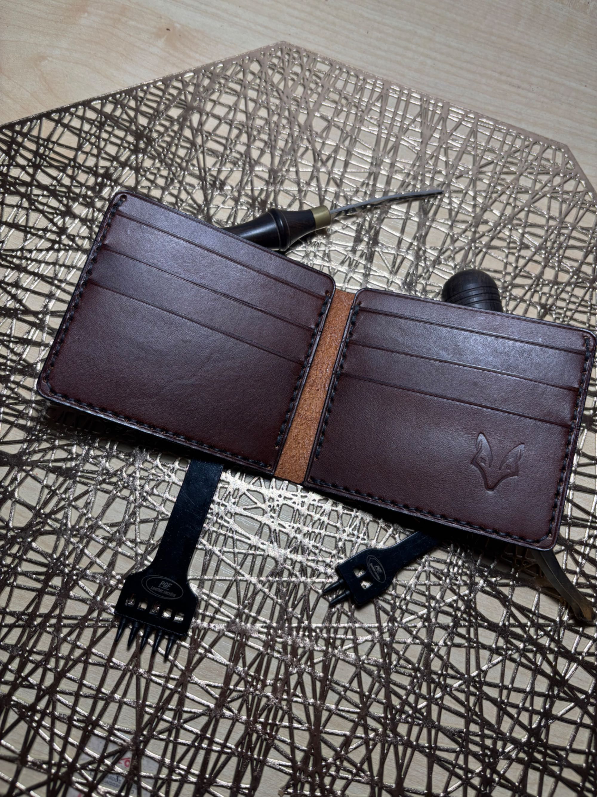 Portfel skórzany handmade