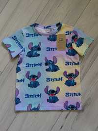 Tshirt bluzka z krótkim rękawem koszulka Stitch rozm 110