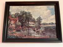 Reprodukcja obrazu "Pejzaż z brodem" J. Constable'a