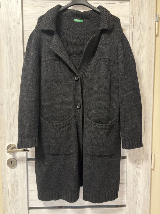 Sweter długi Benetton over size