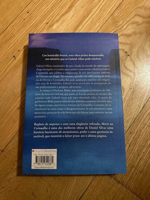 Livro "Morte na Cornualha" - NOVO, NUNCA MANUSEADO