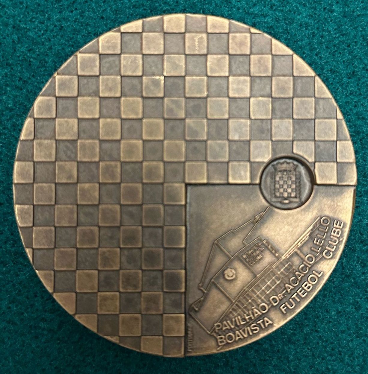 Medalha comemorativa em bronze do Boavista