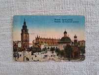 ok. 1890 rok. Stara pocztówka - Kraków. Rynek główny