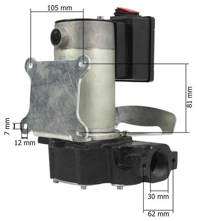 POMPA DO OLEJU Napędowego Ropy Wąż12V 24V 70L