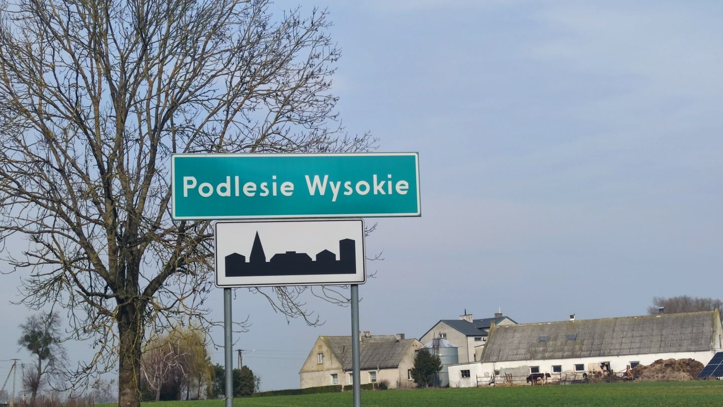 Działka budowlana  857m2 Podlesie Wysokie k/Wągrowca