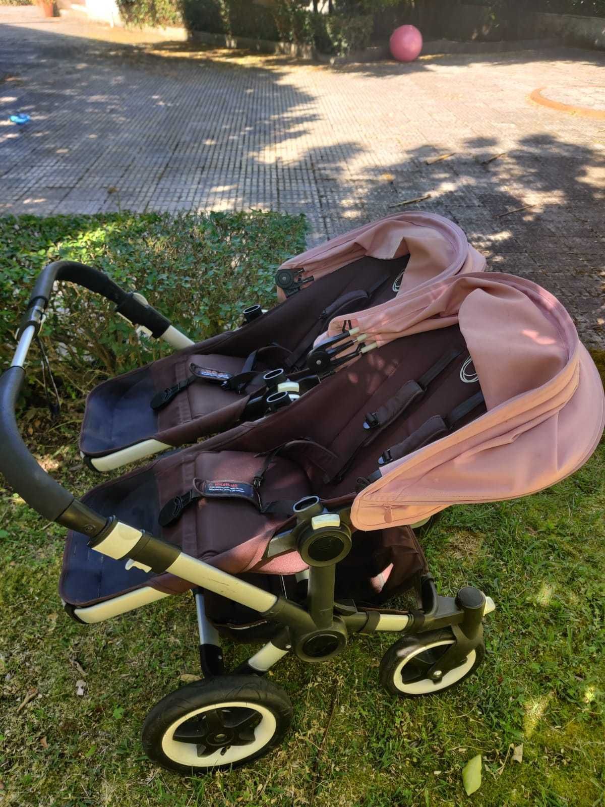 Carrinho gémeos Bugaboo donkey + ovos + isofix
