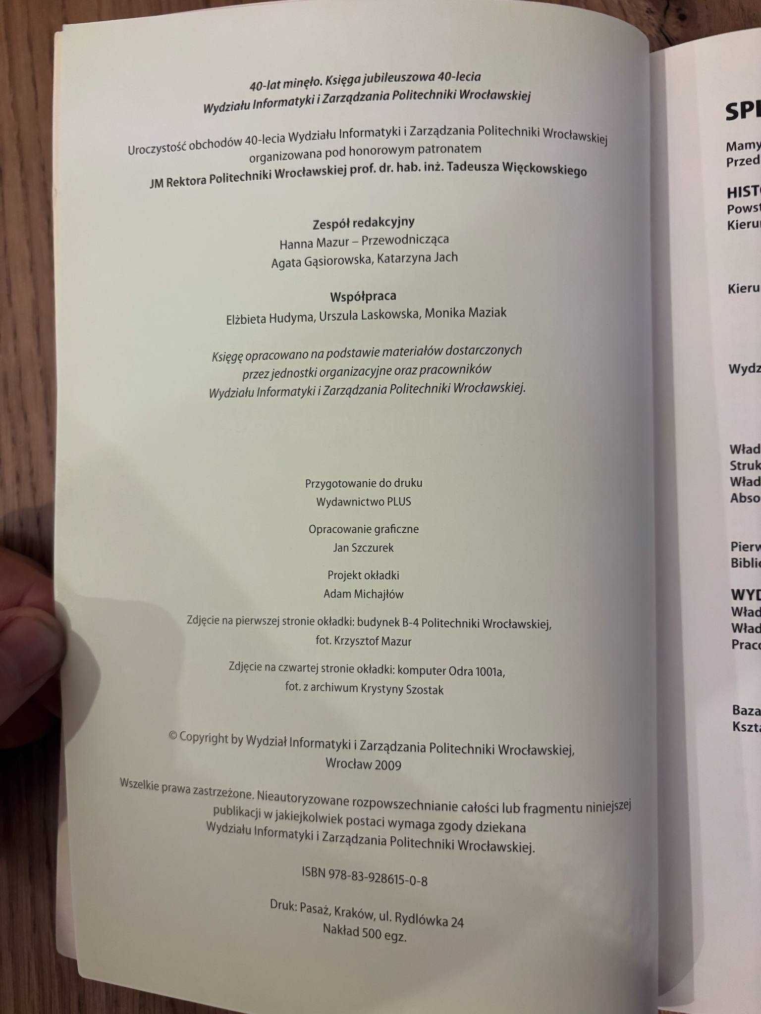 40 lat minęło księga jubileuszowa 40-lecia