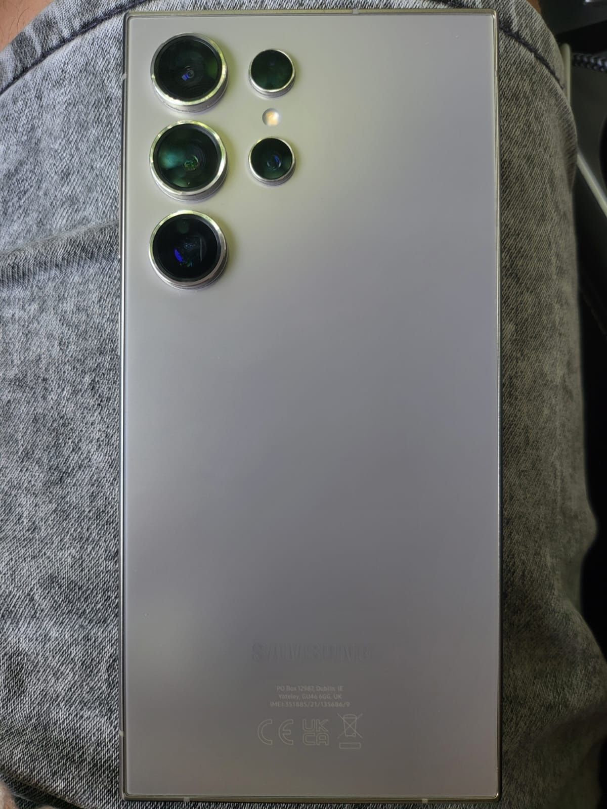 Samsung S24 ultra cinza titânio