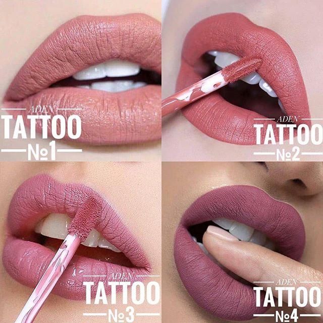 Помада Aden Tattoo liquid lipstick