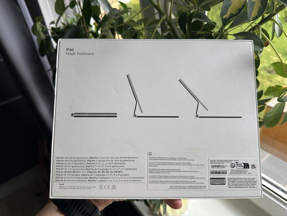 Klawiatura Apple Magic Keyboard 11” do iPad Air / iPad Pro biała