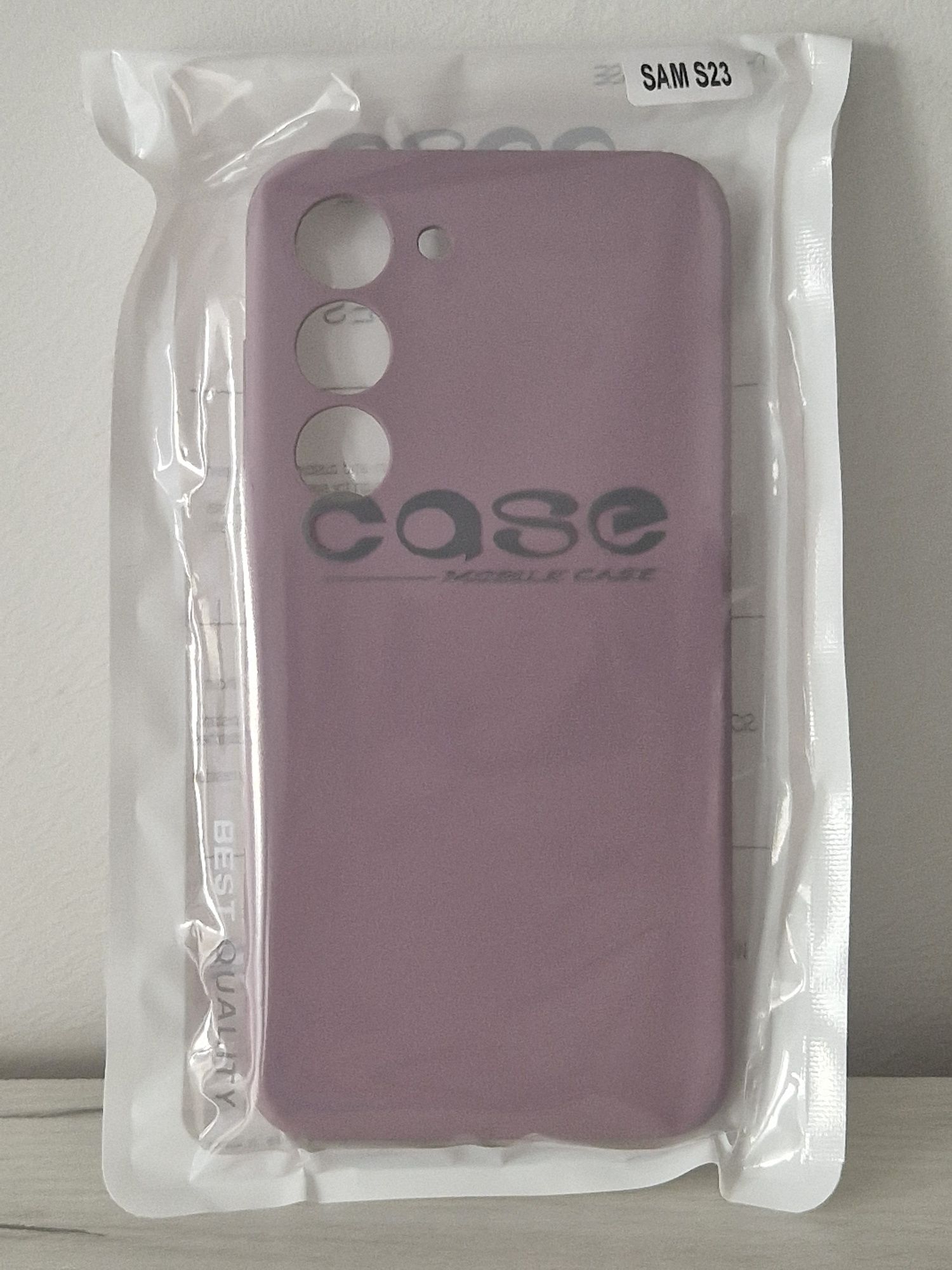 Silicone Lite do Samsung Galaxy S23 wrzosowy