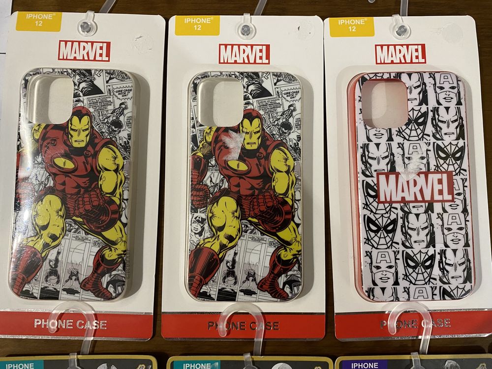 Capas Iphone 6, 7, 8, X, XS e 12 - marvel, harry potter