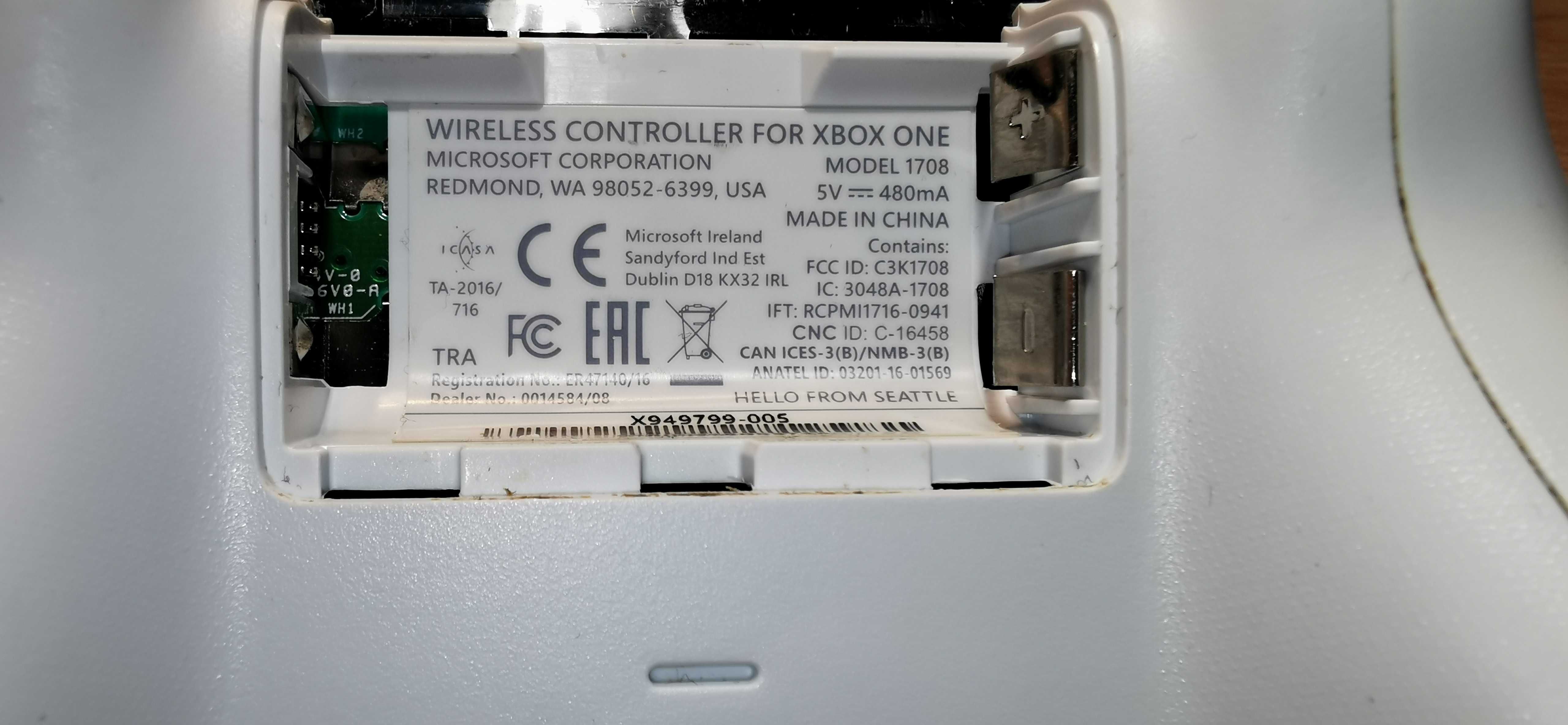 Kontroler/Pad Microsoft Xbox ONE / S / X Bialy