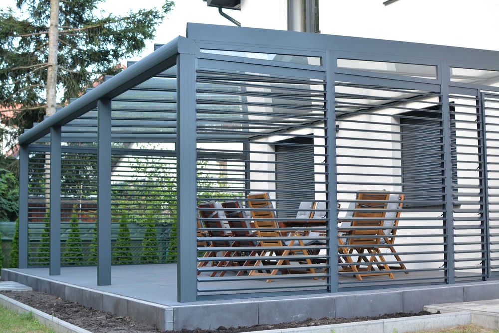 ++ Aluminiowe Zadaszenia Tarasów, Szklane Ścianki. ++