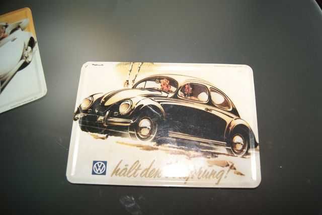 Pocztówki metalowe VW Garbus