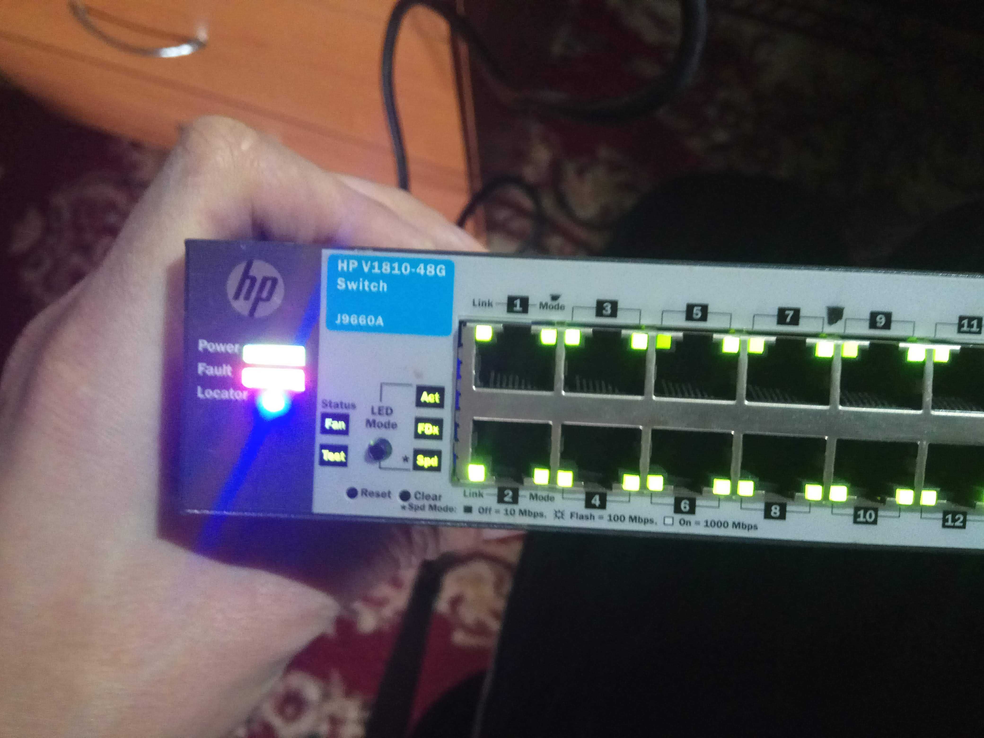 Коммутатор управляемый HP ProCurve HP 1810-48G Switch (J9660A)