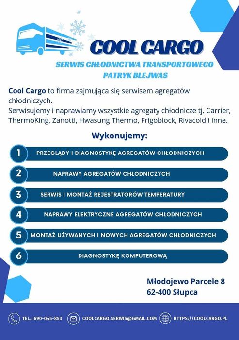 Serwis agregatów chłodniczych