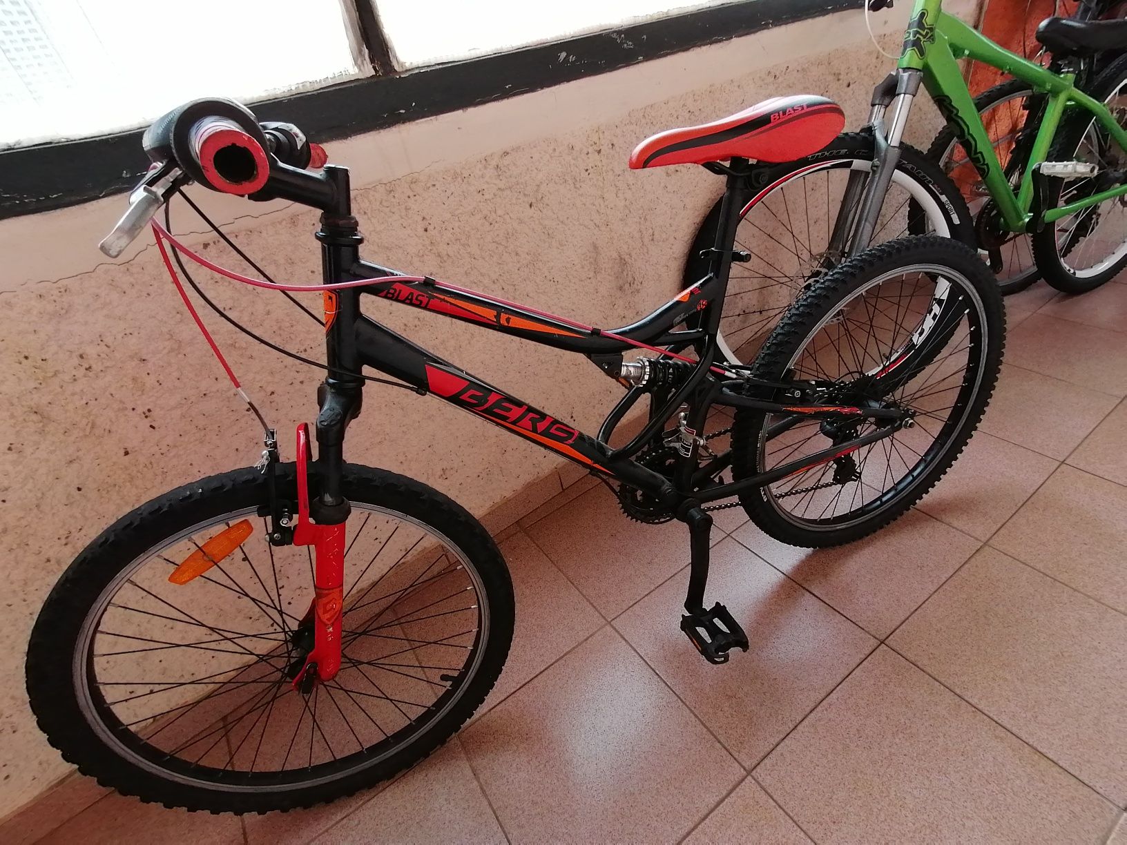 Bicicleta junior full suspension