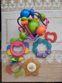 Zestaw kolorowych zabawek dla dzieci