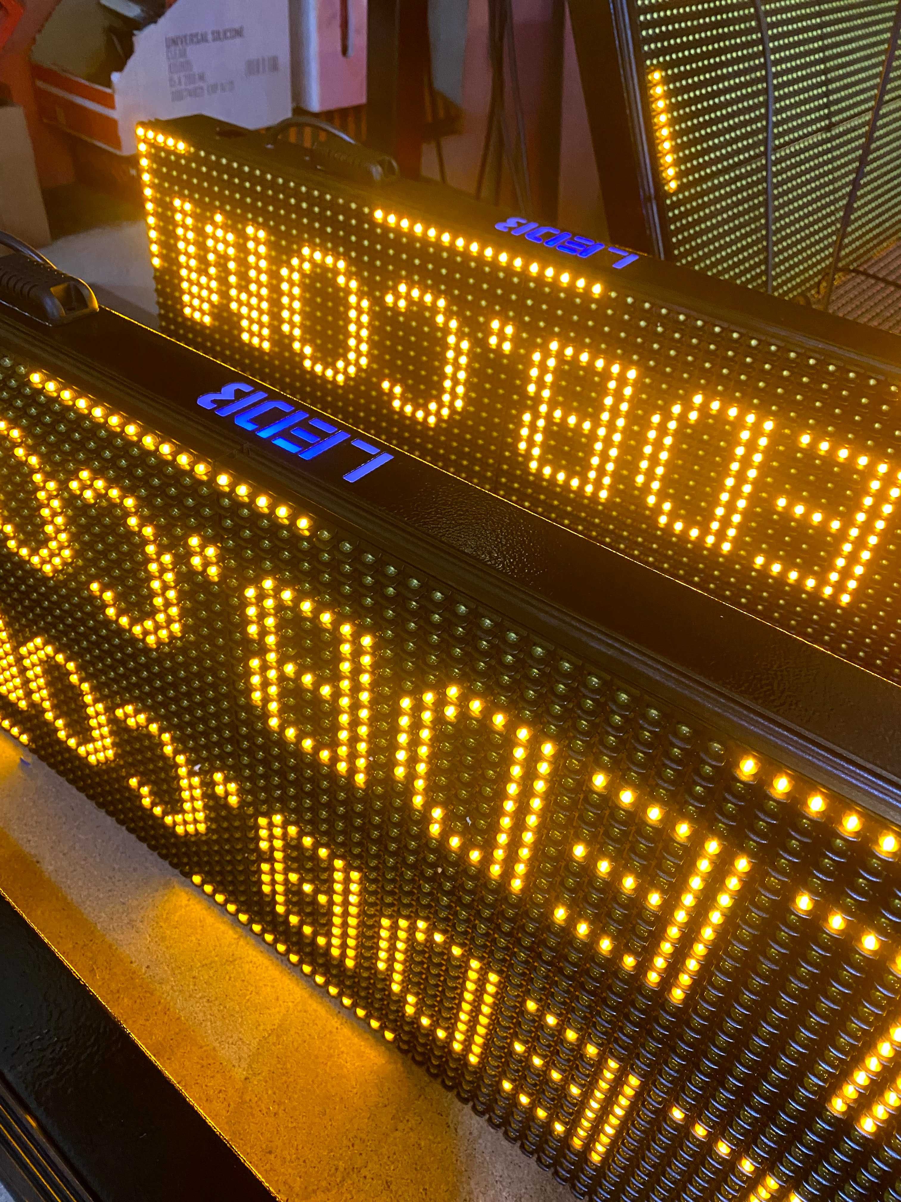 LED табло, Бегущая строка, Світлодіодна реклама
