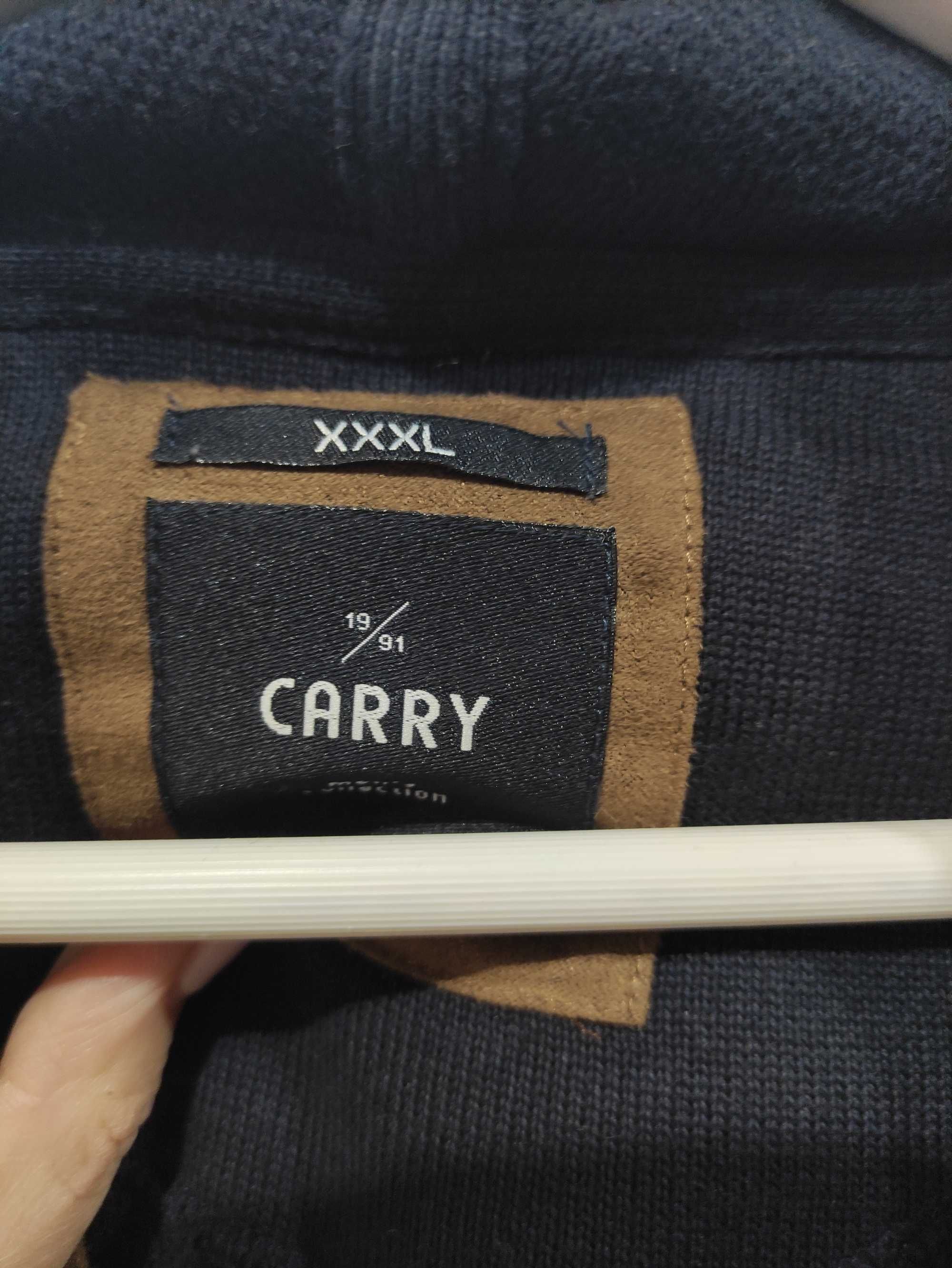 Męski granatowy sweter XXL carry