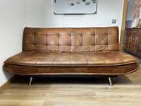 Vendo Sofá Vintage castanho inclui duas almofadas do sofá