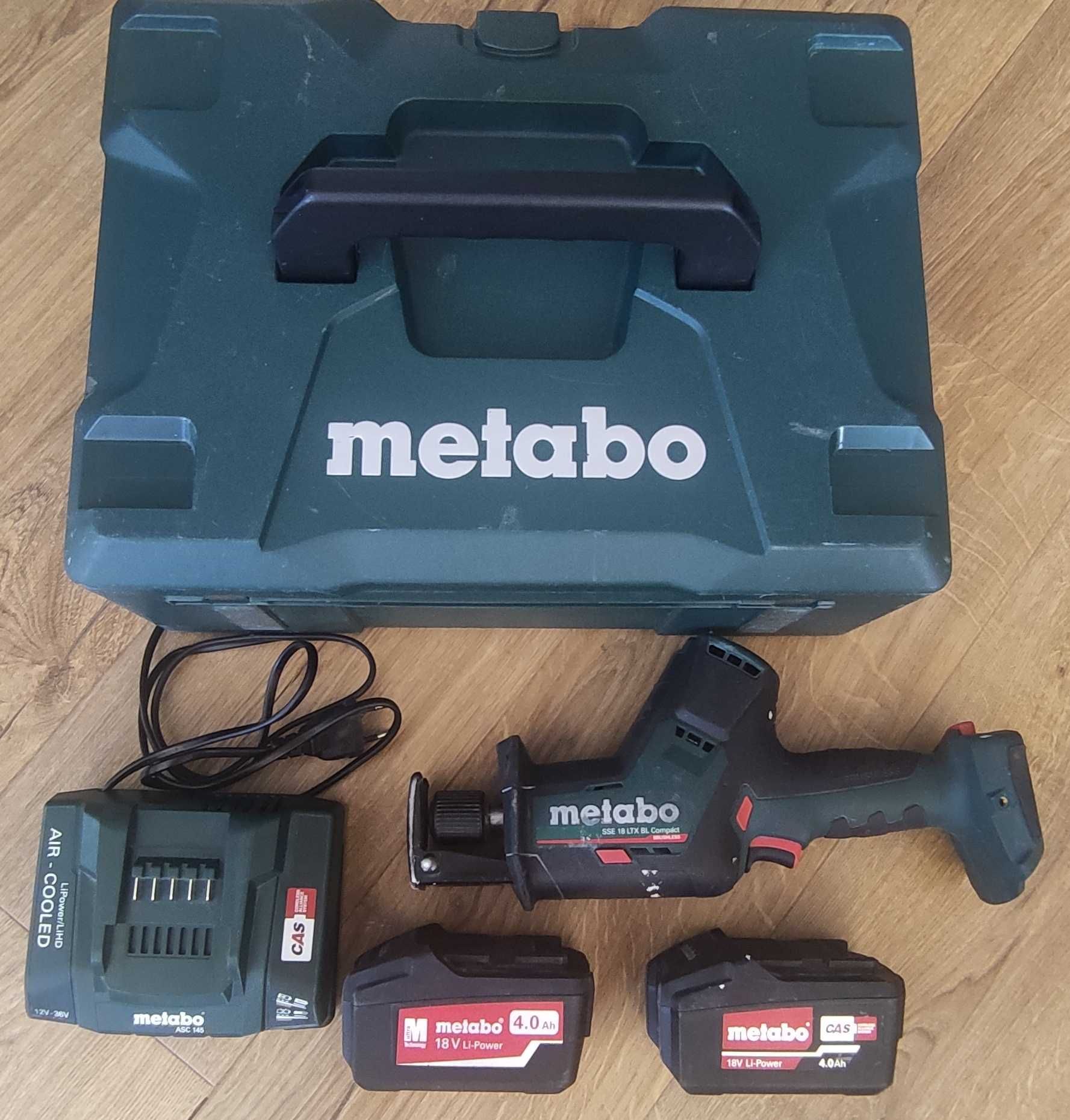Piła Szablasta Metabo SSE 18 LTX BL Zestaw 2xaku + Ładowarka + Walizka