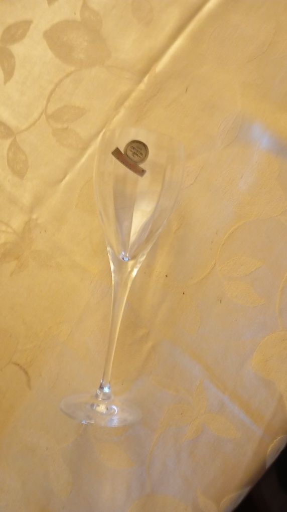 Serviço copos pé alto cristal