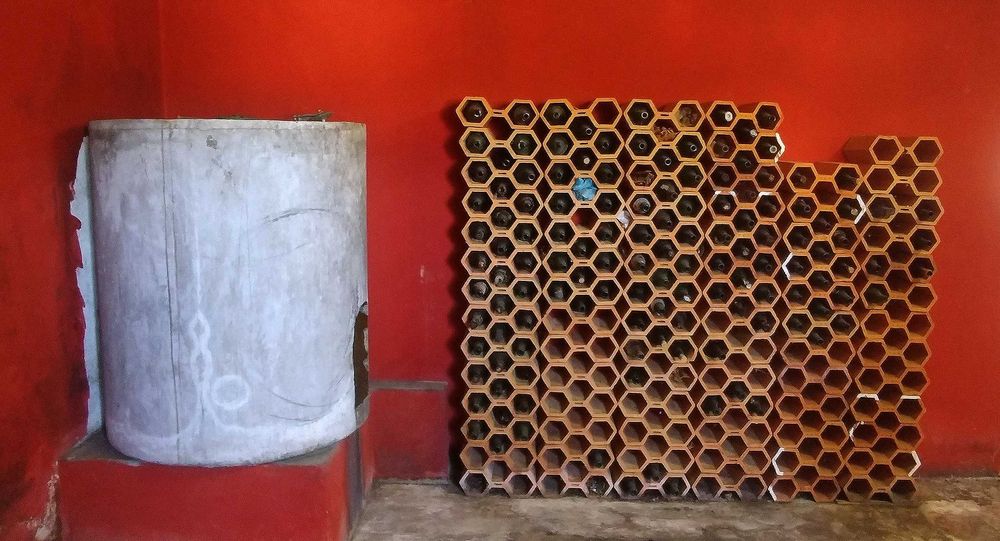 Cuba de Vinho - Armazenar e Fermentar em cimento vidrado