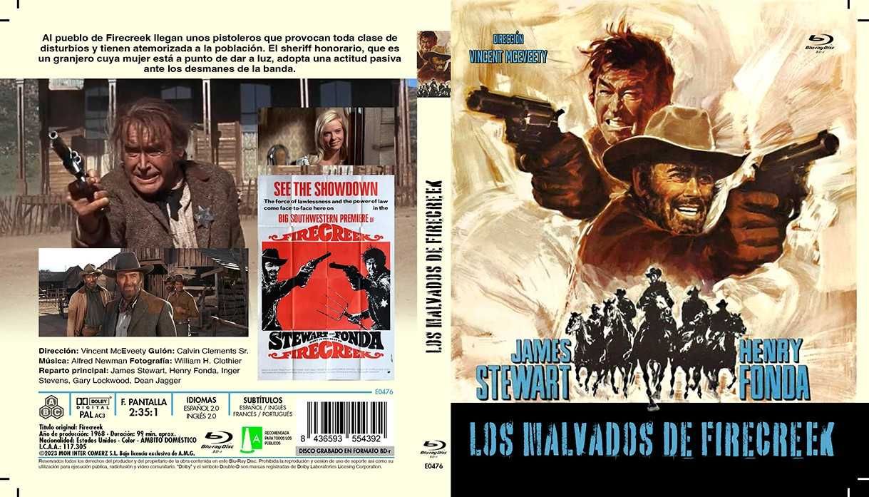 Los Malvados de Firecreek/Hora da Fúria (Blu-Ray R)-Importado