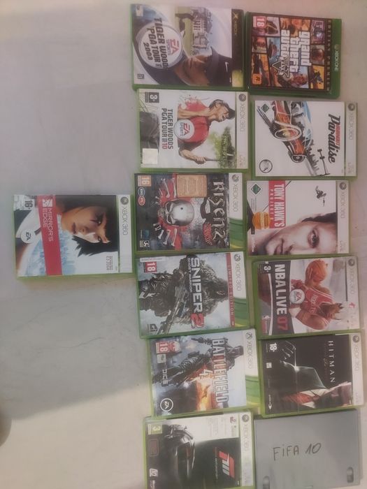 Gry na x box 360,x box one 5 zł szt