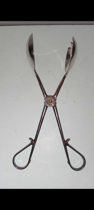 Pinça de Salada Vintage Banhada a Prata EP ZINC ITALY