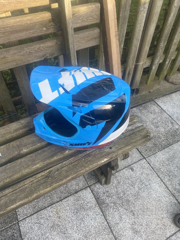 Kask shift niebieski