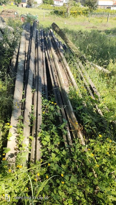 Vigas de placa em betão