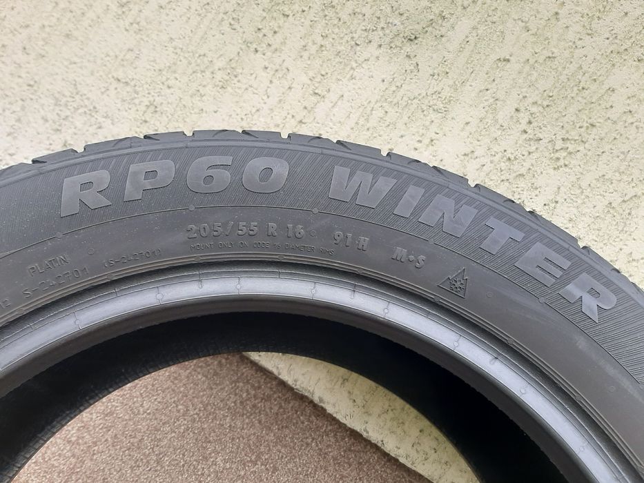 2x Opony zimowe 205/55R16 Platin RP60 Winter 6mm