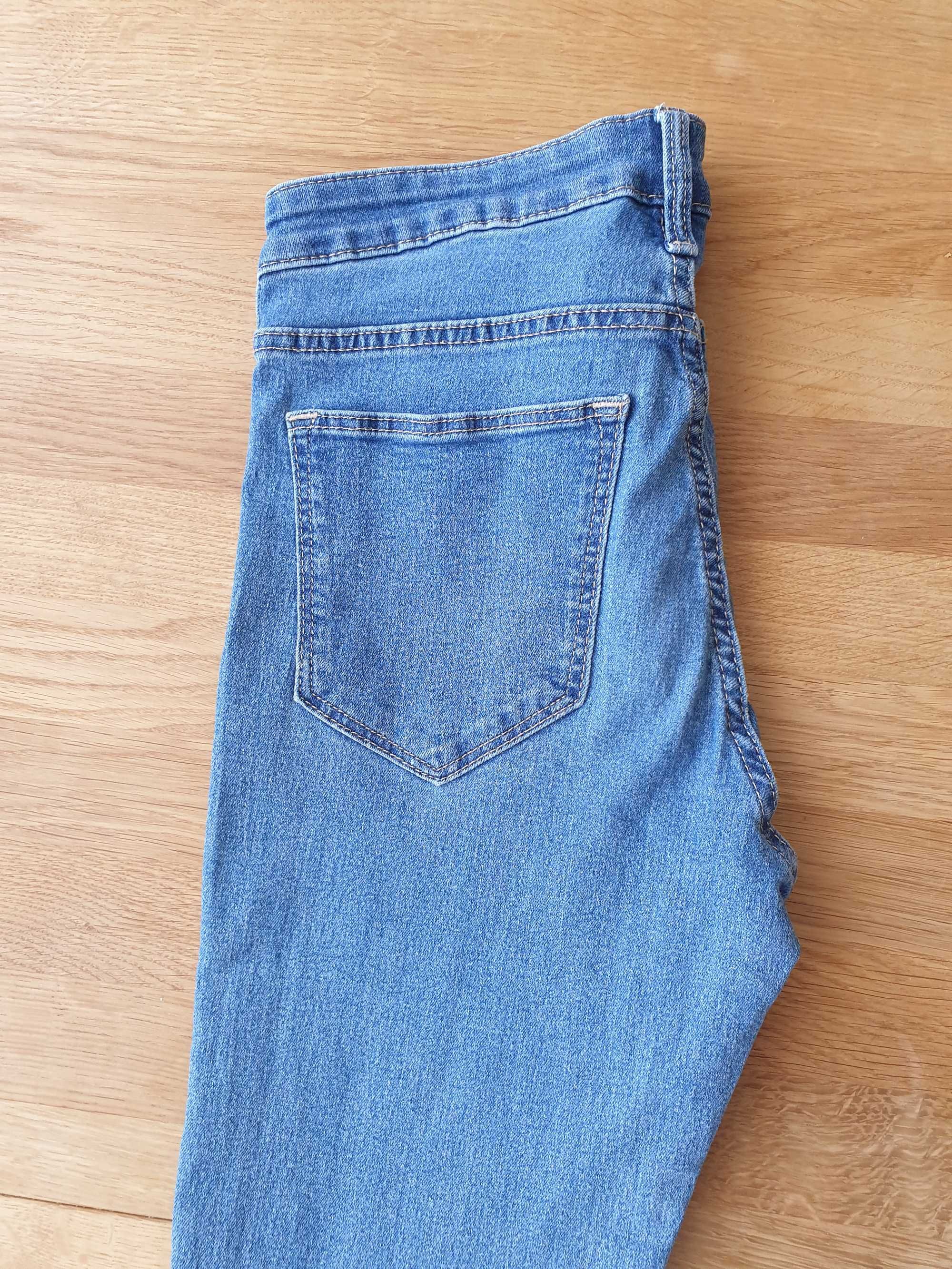 Jeansy dżinsy spodnie jeansowe rurki skinny jeans H&M XS S