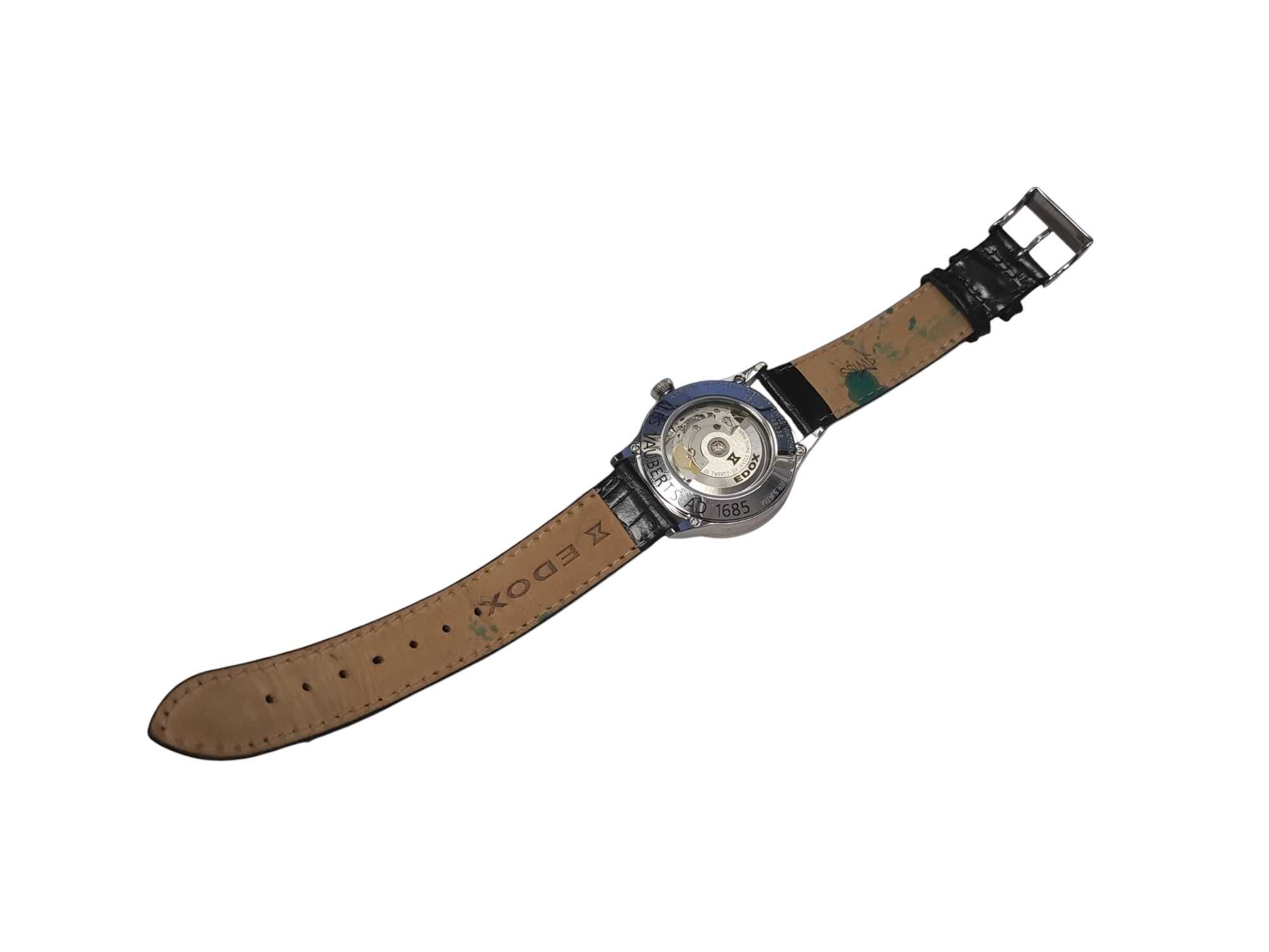 Zegarek Edox Les Vauberts Open Heart Automatic 85019 / 40mm Idealny!