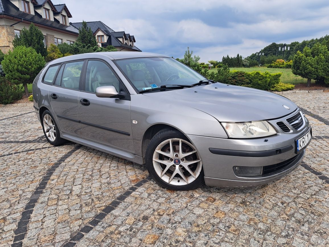 Saab 9-3 1.9 TiD 2006r Kombi Skóry Xenon Automat