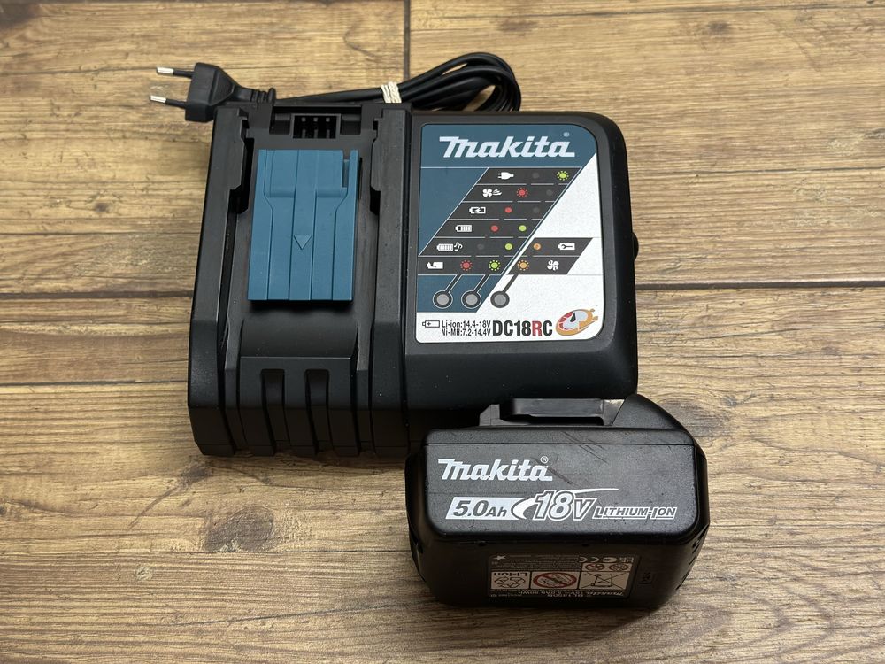 [Zestaw Makita] ładowarka LXT DC18RC / bateria akumulator 5AH 2022r.