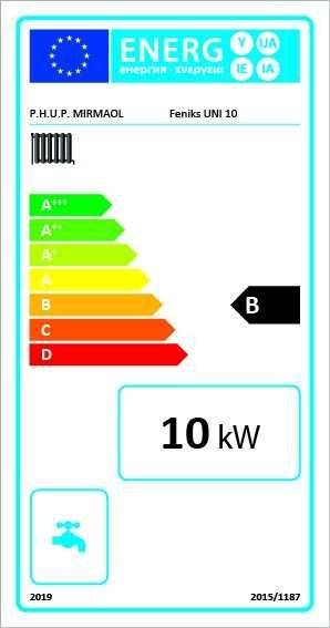 Kocioł na drewno piec na węgiel 5 klasa 10kW 70-110m2