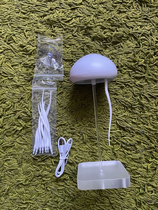 LAMPKA NOCNA LED W kształcie meduzy DLA DZIECI zmieniająca kolor! USB