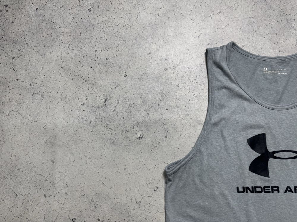 Мужская Майка Under Armour С Большим Логотипом Оригинал Идеал L-XL