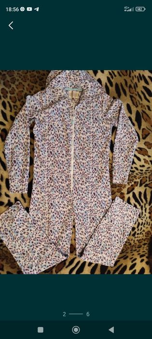 Флисовой человечек, пижама, домашний костюм р. S  ( 42-44)   Англия