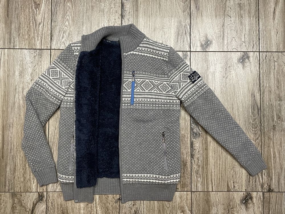 Męski sweter HELLY HANSEN Norweski Styl Wełna Wool na Polarku roz M