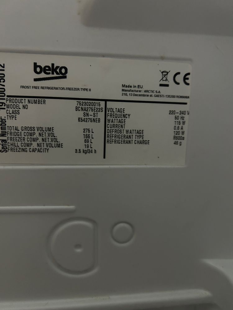 beko BCNA275E22S i moduly
